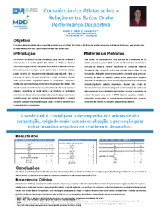A Consciência dos Atletas da Correlação entre Saúde Oral e Performance Desportiva