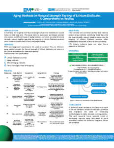 Aging Methods in Flexural Strength Testing of Lithium Disilicate A Comprehensive Review