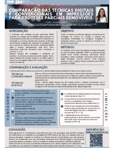 Comparação das Técnicas Digitais e Convencionais em Impressões para Próteses Parciais Removíveis