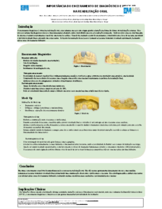 Importância do enceramento de diagnóstico e mock up na reabilitação oral