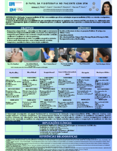 O PAPEL DA FISIOTERAPIA NO PACIENTE COM DTM