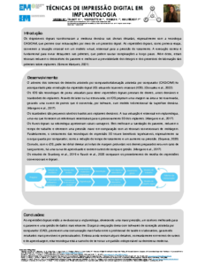 Técnicas de impressão digital em implantologia