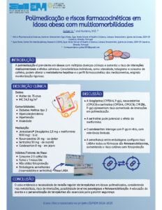 Polimedicação e riscos farmacocinéticos em idosa obesa com multicomorbilidades