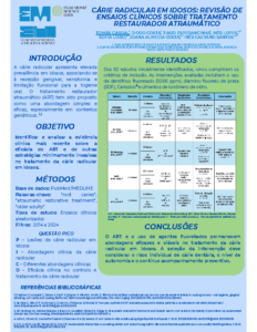 Cárie radicular em idosos revisão de ensaios clínicos sobre tratamento restaurador atraumático