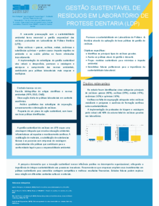 Gestão sustentável de resíduos em laboratório de prótese dentária (LDP)