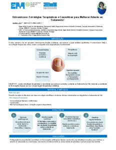 Onicomicose – Estratégias Terapêuticas e Cosméticas para Melhorar Adesão ao Tratamento