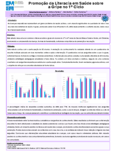 Promoção da literacia em Saúde sobre a Gripe