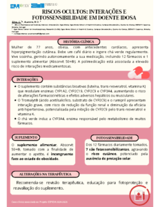 Riscos ocultos – interações e fotossensibilidade em doente idosa