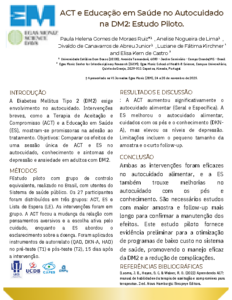 ACT e Educação em Saúde no Autocuidado na DM2 – Estudo Piloto.